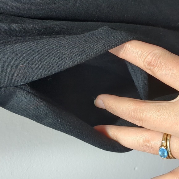 Madewell Sleeveless Ponte Little Black Dress, Mini, Size S - Picture 7 of 8